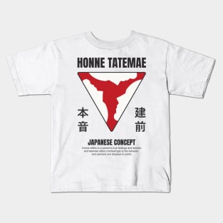 Honne Japanese Concept Kids T-Shirt